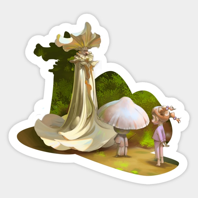 Fungi kingdom Sticker by chamito